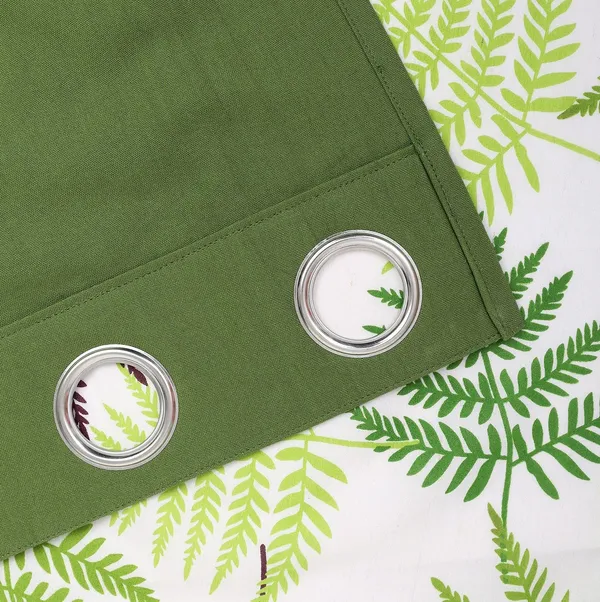 Pack_of_2_Pieces_Cotton_Green_Tropical_Leaf_Printed_Eyelet_Curtain_Set_for_Window_and_Door