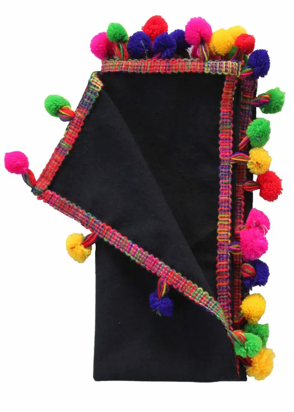 Pack_of_6_Pieces_Cotton_Black_Multi_Pompom_Napkin_Set_for_Dining_and_Kitchen