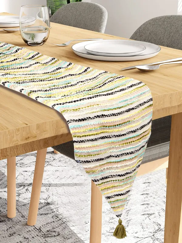 Pack_of_5,_7_&_9_Cotton_Bohemian_Charm_Collection_Table_Runner_With_Place_Mat-For_Dining_&_Center_Table