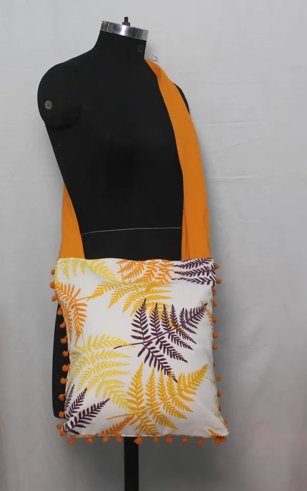 Pack_of_1_Piece_Cotton_Orange_Tropical_Leaf_Printed_Collection_Crossbody_Messenger_Shoulder_Bag_for_Women,_Men,_Girl_&_Boy