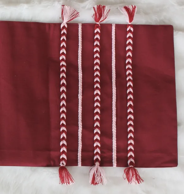 Pack_of_1_Piece_Cotton_Dark_Burgundy_Boho_Tassel_Collection_Table_Runner-For_Dining_&_Center_Table