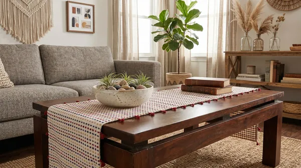 Pack_of_1_Piece_Cotton_Red_Boho_Pinstripes_Collection_Table_Runner-For_Dining_&_Center_Table