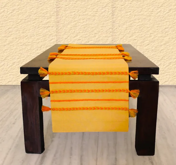 Pack_of_1_Piece_Cotton_Yellow_Boho_Tassel_Collection_Table_Runner-For_Dining_&_Center_Table