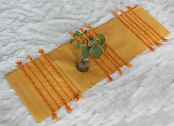 Pack_of_1_Piece_Cotton_Yellow_Boho_Tassel_Collection_Table_Runner-For_Dining_&_Center_Table