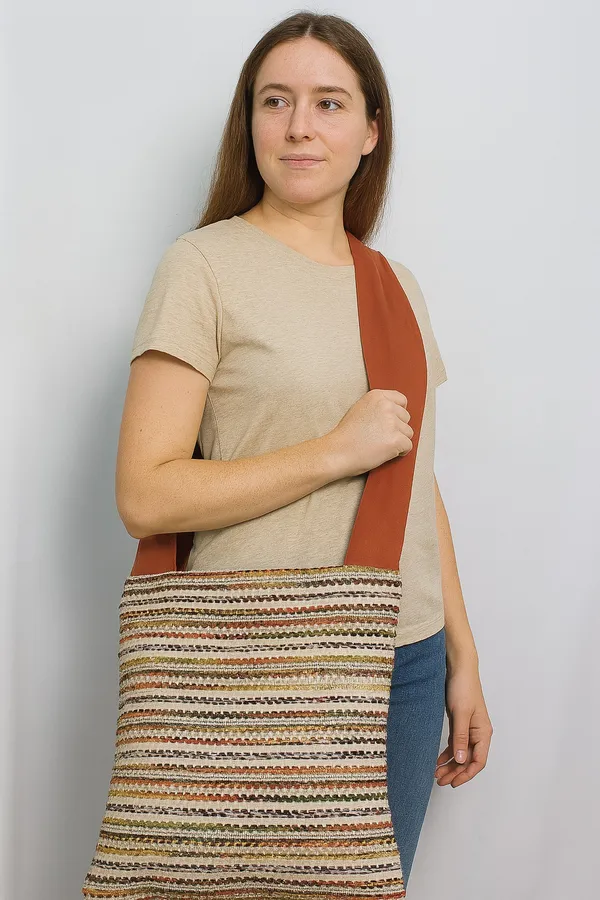 Pack_of_1_Piece_Premium_Cotton_Rust_Stripe_Villa_Collection_Crossbody_Messenger_Shoulder_Bag_for_Women,_Men,_Girl_&_Boy
