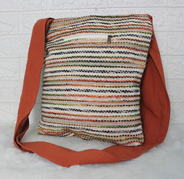 Pack_of_1_Piece_Premium_Cotton_Rust_Stripe_Villa_Collection_Crossbody_Messenger_Shoulder_Bag_for_Women,_Men,_Girl_&_Boy