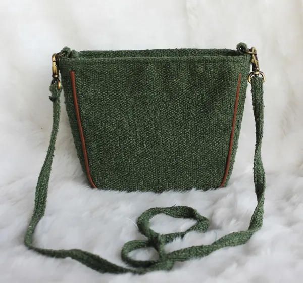 Pack_of_1_Piece_Polyester_Green_Delta_Boucle_Collection_Sling_Bag_for_Girl_and_Women