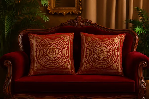 Pack_of_5_Pieces_Red_Gold_Cotton_Royal_Velvet_Printed_Collection_Regular_Cushion_Cover_for_Bedroom_and_Livingroom