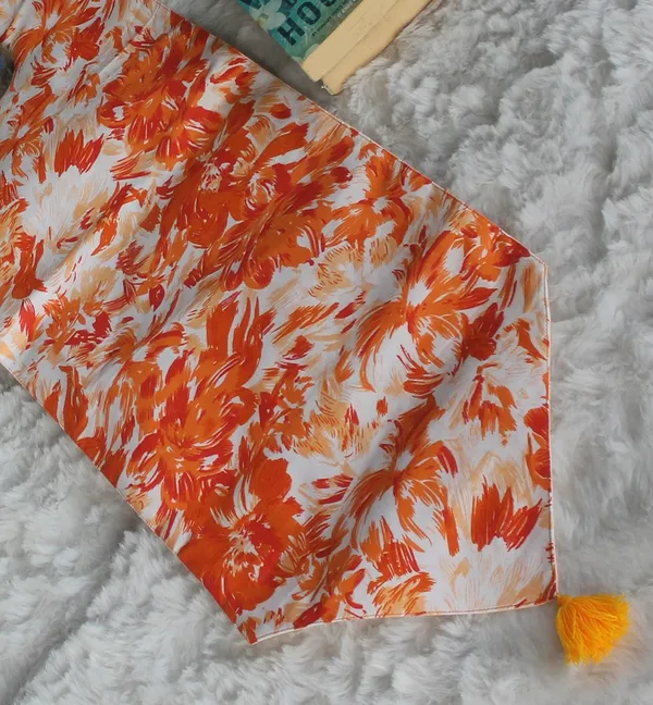 Pack_of_1_Piece_Cotton_Orange_Rosy_Reflections_Collection_Table_Runner_For_Dining_&_Center_Table