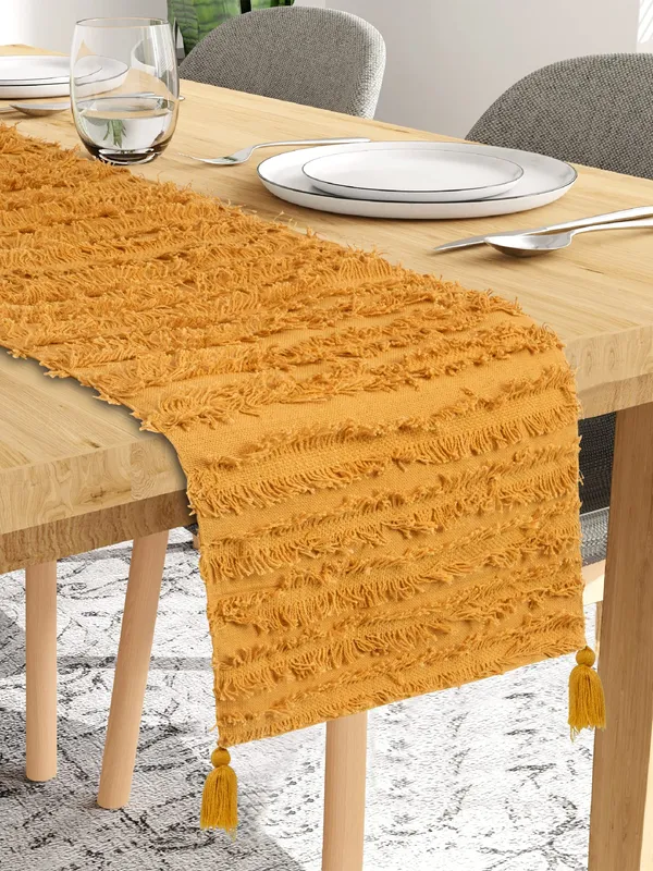 Pack_of_1_Piece_Cotton_Yellow_Boho_Fringes_Collection_Table_Runner_for_Dining_&_Center_Table