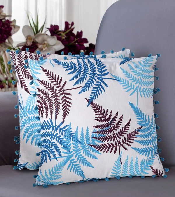 Pack_of_2_Piece_Cotton_Blue_Tropical_Leaf_Collection_Cushion_Cover_for_Living_Room_and_Bedroom