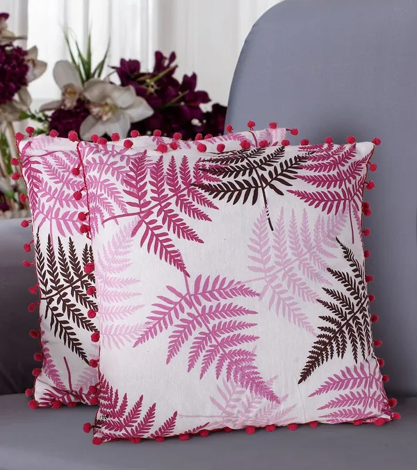 Pack_of_2_Piece_Cotton_Purple_Tropical_Leaf_Collection_Cushion_Cover_for_Living_Room_and_Bedroom