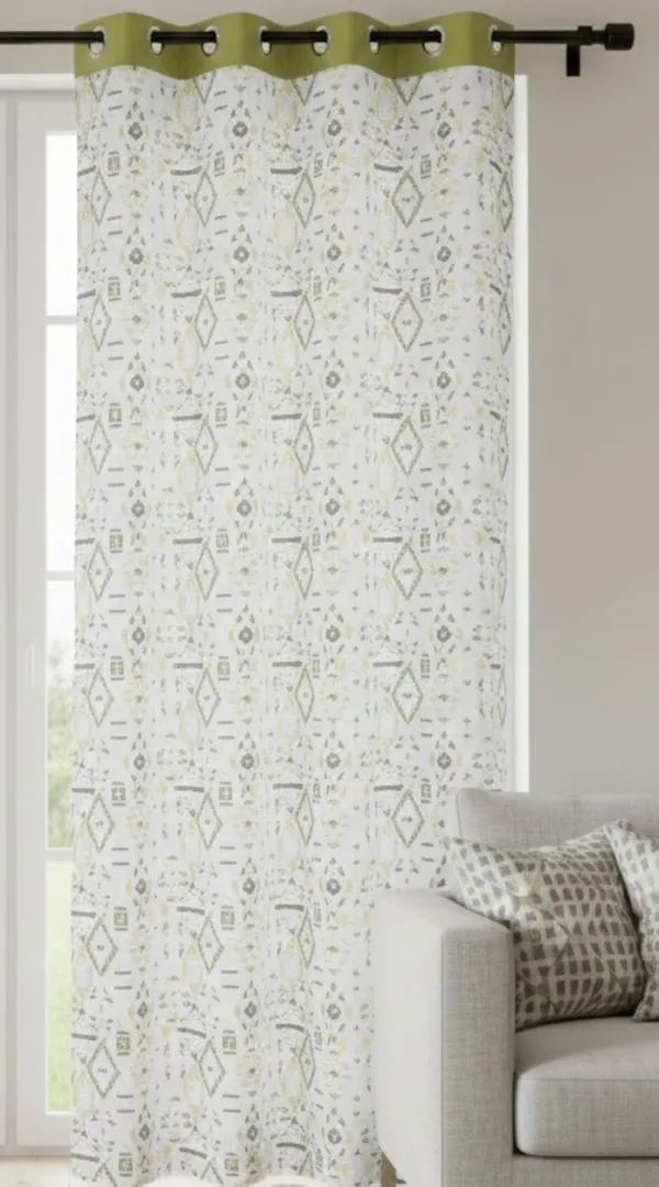 Pack_of_2_Pieces_Cotton_Tribal_Diamond_Collection_(Window_&_Door)_For_Bedroom_and_Living_Room
