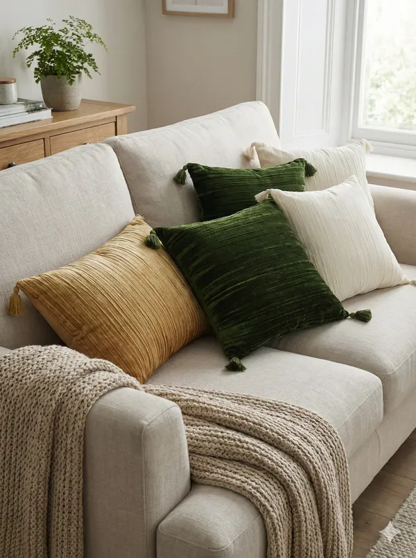 Pack_of_2_Pieces_Polyester_Green_Modern_Farmhouse_Crush_Velvet_Collection_Cushion_Cover-For_Living_room_&_Bedroom