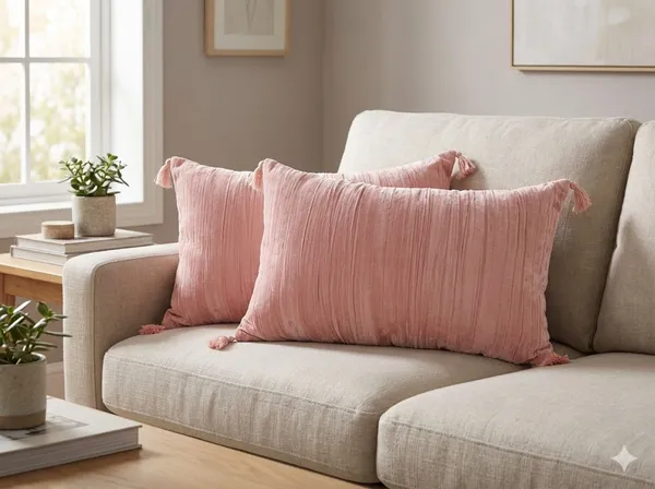 Pack_of_2_Pieces_Polyester_Pink_Modern_Farmhouse_Crush_Velvet_Collection_Cushion_Cover-For_Living_room_&_Bedroom