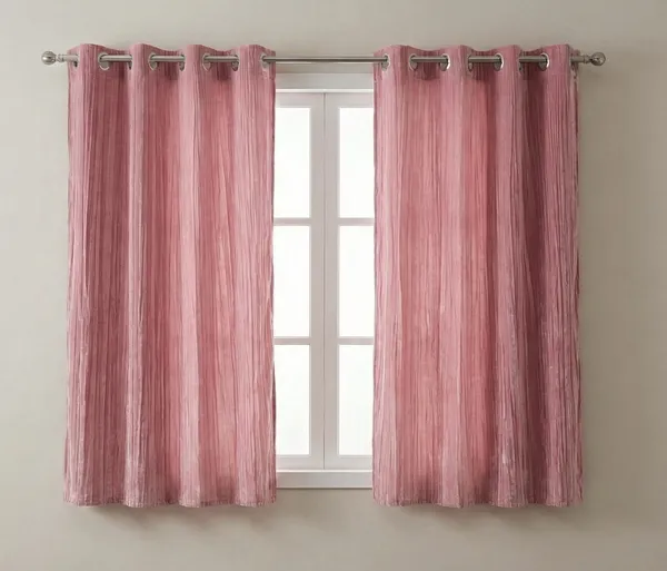 Pack_of_2_Pieces_Polyester_Pink_Modern_Farmhouse_Crush_Velvet_for_Window_&_Door_Curtain_for_Bedroom_and_Living_Room