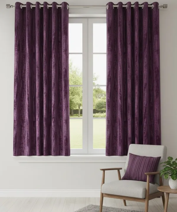 Pack_of_2_Pieces_Polyester_Purple_Modern_Farmhouse_Crush_Velvet_for_Window_&_Door_Curtain_for_Bedroom_and_Living_Room