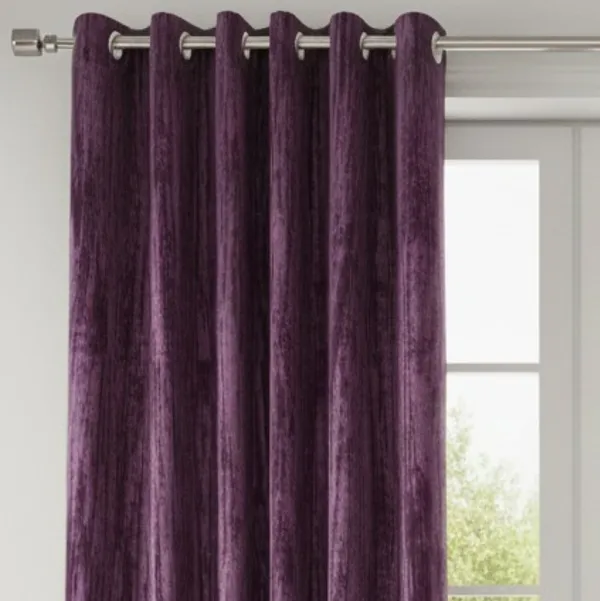 Pack_of_2_Pieces_Polyester_Purple_Modern_Farmhouse_Crush_Velvet_for_Window_&_Door_Curtain_for_Bedroom_and_Living_Room