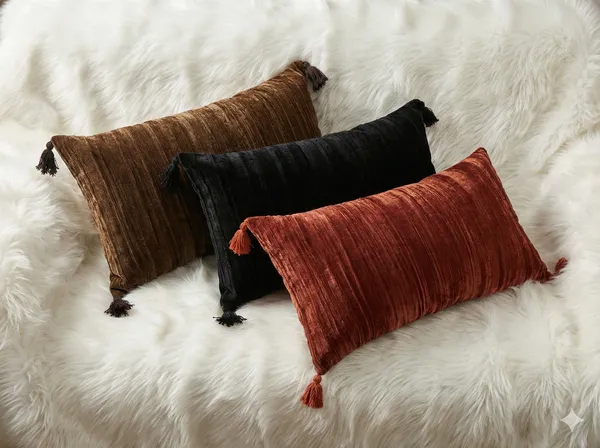 Pack_of_2_Pieces_Polyester_Rust_Modern_Farmhouse_Crush_Velvet_Collection_Cushion_Cover-For_Living_room_&_Bedroom