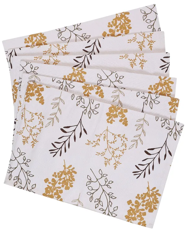 Pack_of_18_Pieces_Cotton_Yellow_Bloom_Bliss_Printed_Collection_Place_Mat_With_Napkin-For_Dinning_Table,_Center_Room_and_Kitchen