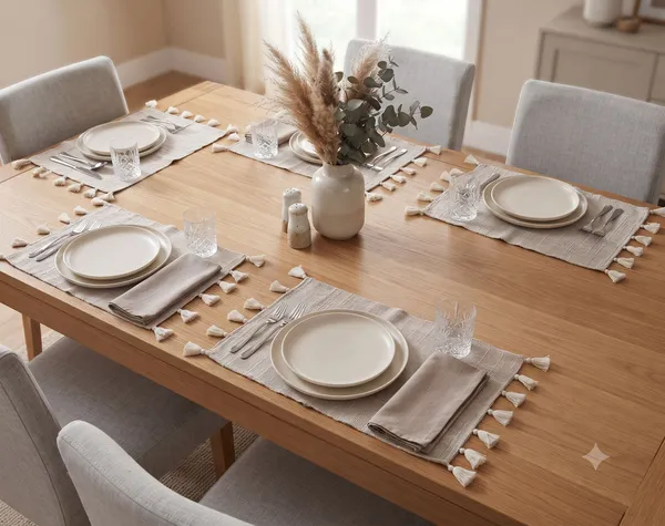 Pack_of_18_Piece_Cotton_Cream_Merit_Collection_Place_Mat-For_Dinning_Table,_Center_Room_and_Kitchen