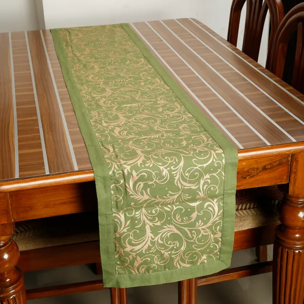Pack_of_13,_19_&_25_Pieces_Cotton_Red_&_Gold_Printed_Table_Runner_With_Place_Mat_for_Dining_&_Center_Table