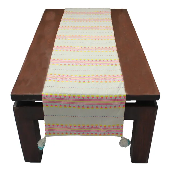 Pack_of_1_Piece_Cotton_Multi_Colour_Ethel_Multi_Stripe_Collection_Table_Runner-For_Dining_&_Center_Table
