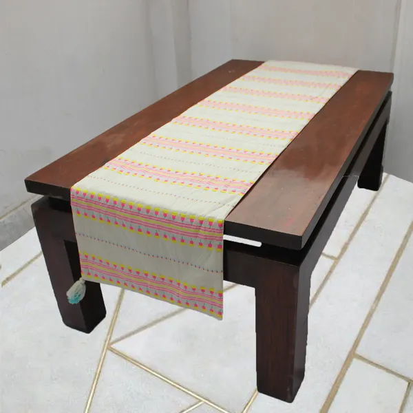 Pack_of_1_Piece_Cotton_Multi_Colour_Ethel_Multi_Stripe_Collection_Table_Runner-For_Dining_&_Center_Table