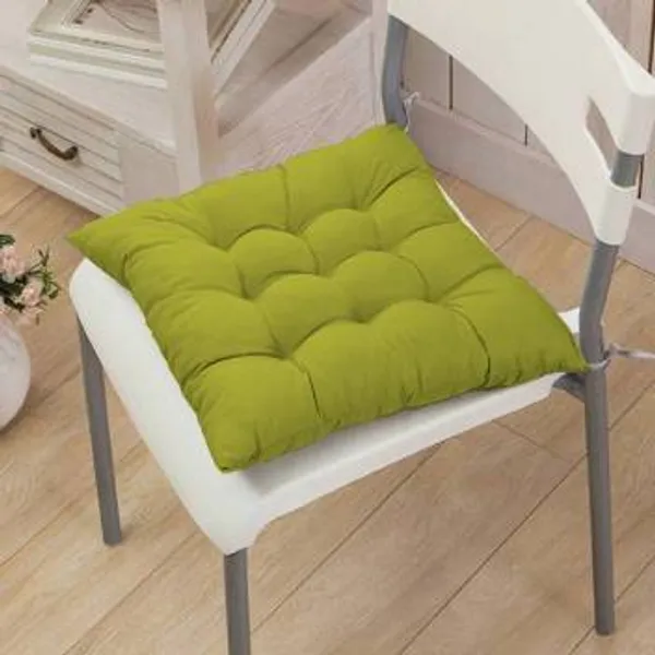 Pack_of_1_Piece_Cotton_Green_Soild_Chair_Pad_for_Chair_&_Floor