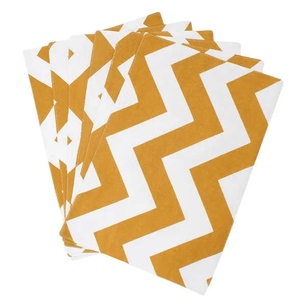 Cotton_Chevron_Printed_Yellow_Table_Runner_With_Place_Mat_and_Napkin-Dining_&_Center_Table_for_Decoration_and_Party