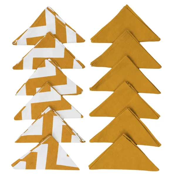 Cotton_Chevron_Printed_Yellow_Table_Runner_With_Place_Mat_and_Napkin-Dining_&_Center_Table_for_Decoration_and_Party