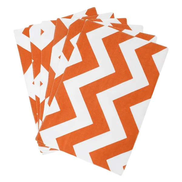 Cotton_Chevron_Printed_Orange_Table_Runner_With_Place_Mat_and_Napkin-Dining_&_Center_Table_for_Decoration_and_Party