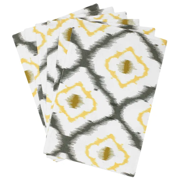Cotton_3_Ikat_Printed_Yellow_Table_Runner_With_Place_Mat_and_Napkin-Dining_&_Center_Table_for_Decoration_and_Party