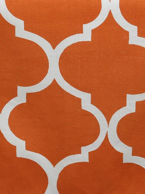 Cotton_Ogee_Printed_Orange_Table_Runner_With_Place_Mat_and_Napkin-Dining_&_Center_Table_for_Decoration_and_Party