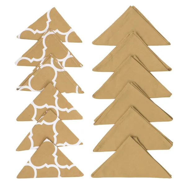 Cotton_Ogee_Printed_Beige_Table_Runner_With_Place_Mat_and_Napkin-Dining_&_Center_Table_for_Decoration_and_Party