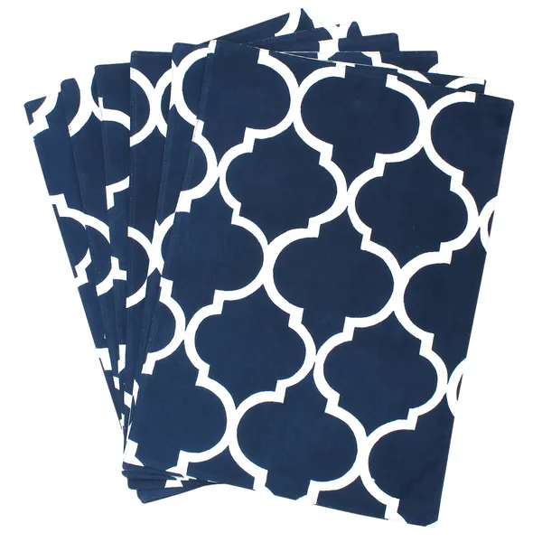 Cotton_Ogee_Printed_Navy_Blue_Table_Runner_With_Place_Mat_and_Napkin-Dining_&_Center_Table_for_Decoration_and_Party