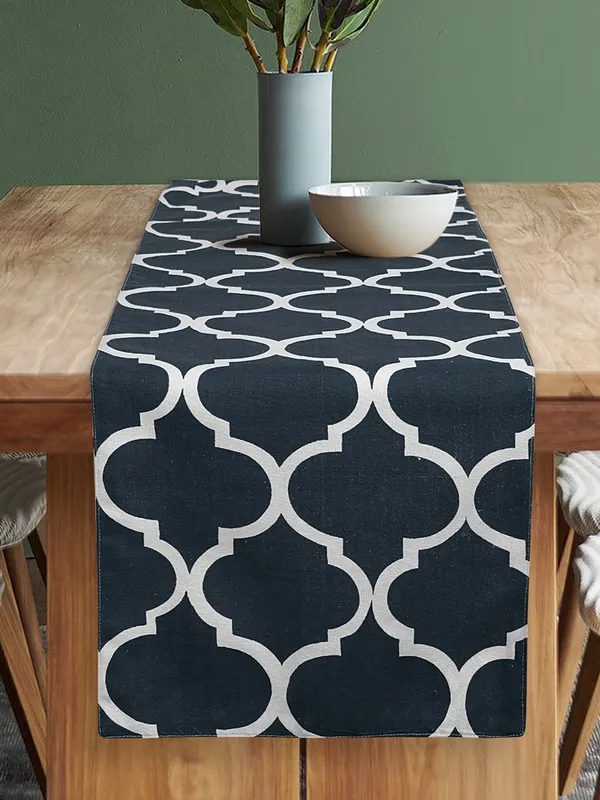 Cotton_Ogee_Printed_Navy_Blue_Table_Runner_With_Place_Mat_and_Napkin-Dining_&_Center_Table_for_Decoration_and_Party