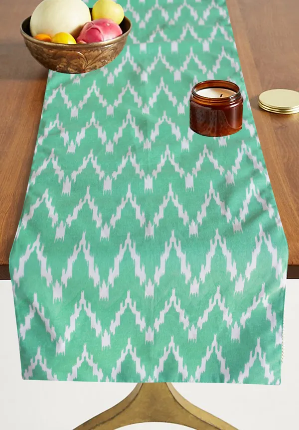 Pack_of_1_Piece_Cotton_Printed_Aqua_Waggle_Collection_Table_Runner-for_Dining_&_Center_Table