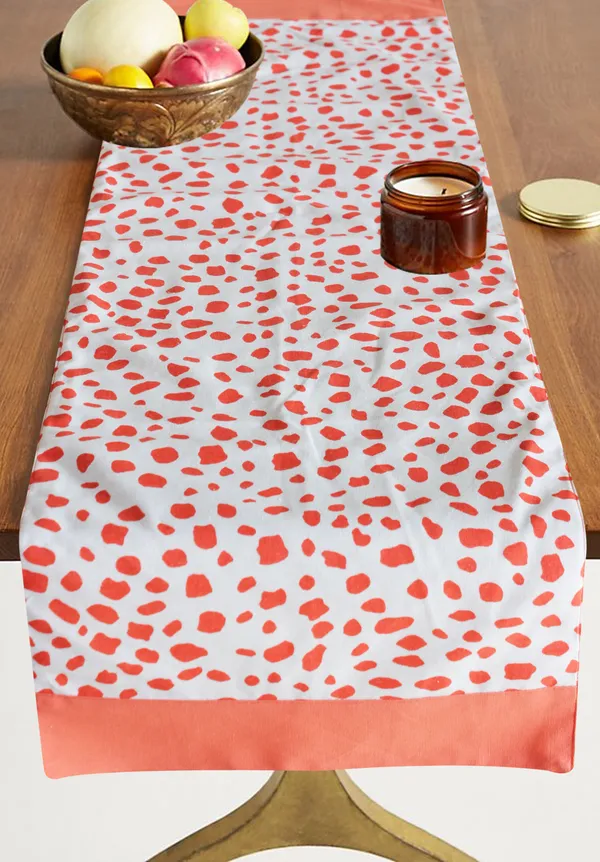 Pack_of_1_Piece_Cotton_Printed_Coral_Doffy_Dots_Collection_Table_Runner-for_Dining_&_Center_Table