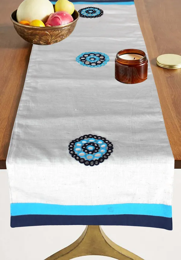 Pack_of_1_Piece_Cotton_Circular_Embroidery_Collection_Blue_Table_Runner-for_Dining_&_Center_Table