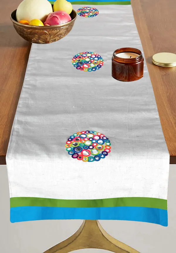Pack_of_1_Piece_Cotton_Circular_Embroidery_Collection_Multicolor_Table_Runner-for_Dining_&_Center_Table