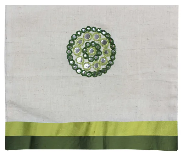 Pack_of_1_Piece_Cotton_Circular_Embroidery_Collection_Green_Table_Runner-for_Dining_&_Center_Table