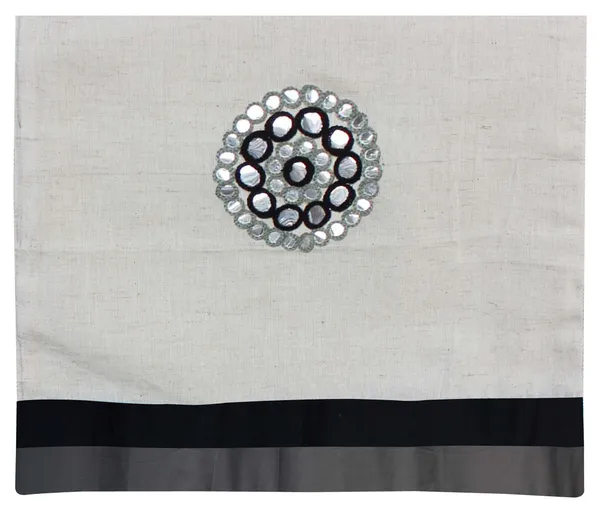 Pack_of_1_Piece_Cotton_Circular_Embroidery_Collection_Black_Grey_Table_Runner-for_Dining_&_Center_Table
