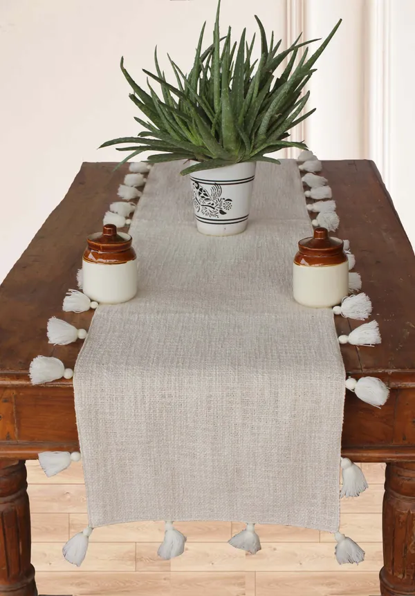Pack_of_1_Piece_Cotton_Summer_White_Merit_Tassel_Collection_Table_Runner-For_Dining_&_Center_Table
