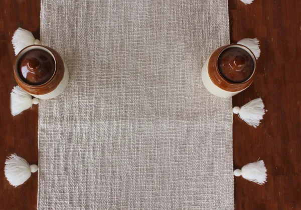Pack_of_1_Piece_Cotton_Summer_White_Merit_Tassel_Collection_Table_Runner-For_Dining_&_Center_Table