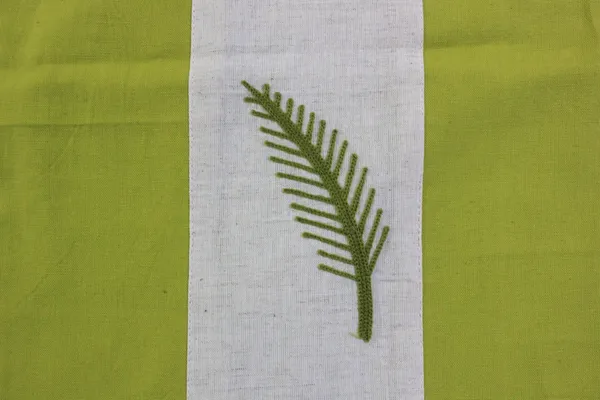 Adornado_leaf_embroidery_Green_Table_Runner_With_Place_Mat_and_Napkin-Dining_&_Center_Table_for_Decoration_and_Party