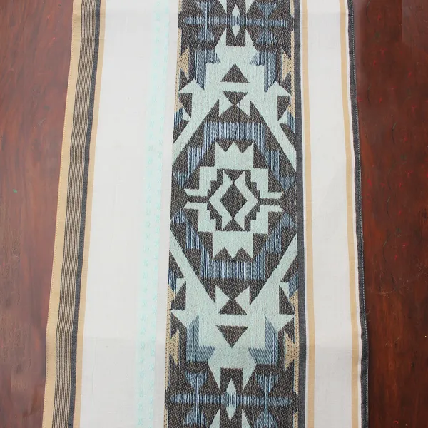 Pack_of_1_Piece_Cotton_Beige_Black_Amber_Ikat_Collection_Table_Runner-For_Dining_&_Center_Table