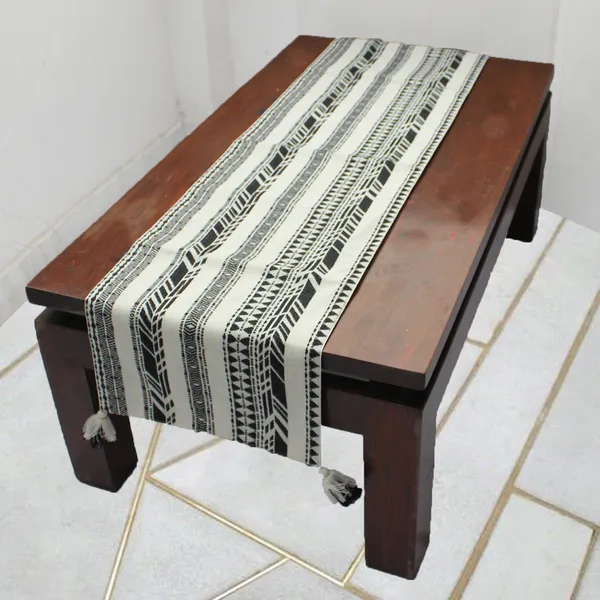 Pack_of_1_Piece_Cotton_Black_Cross_Road_Black_Collection_Table_Runner-For_Dining_&_Center_Table