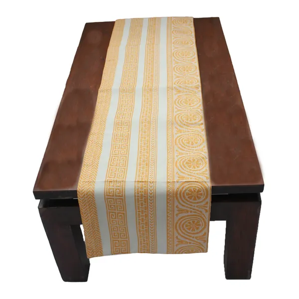 Pack_of_1_Piece_Cotton_Yellow_Plaza_Circular_Lurex_Collection_Table_Runner-For_Dining_&_Center_Table