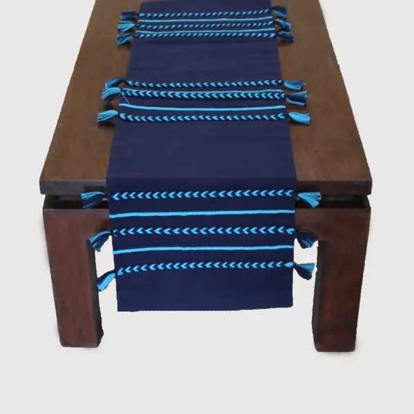 Pack_of_1_Piece_Cotton_Navy_Blue_Boho_Tassel_Collection_Table_Runner-For_Dining_&_Center_Table